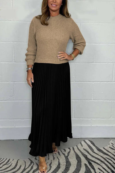 Elina™ - Jersey with Pleated Skirt in One