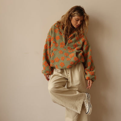 Amalia™ – Boho Sherpa Pullover