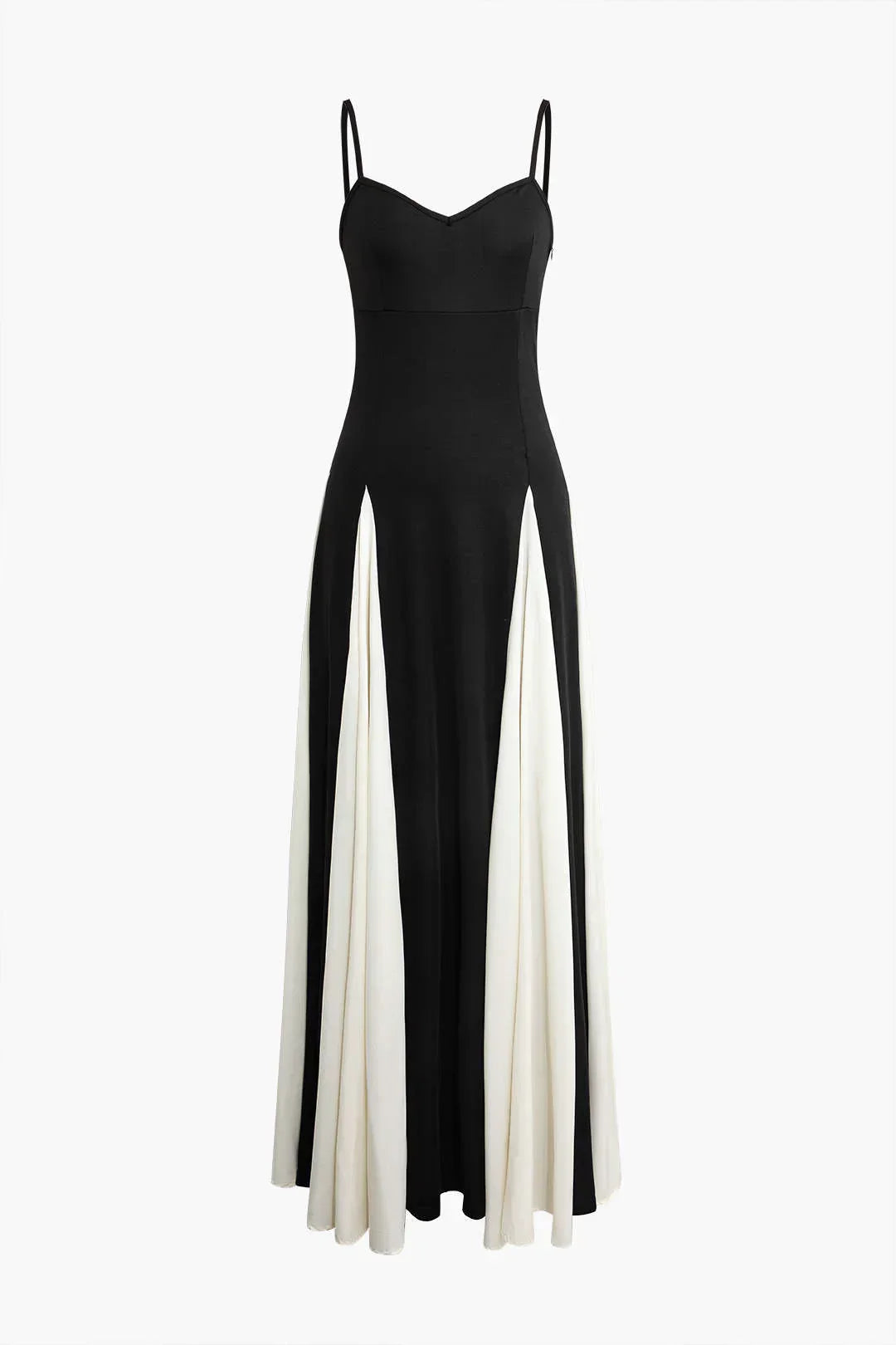 Sunny™ - Long Black and White Dress
