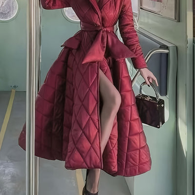 Valentina™ – Cappotto Trapuntato Lungo