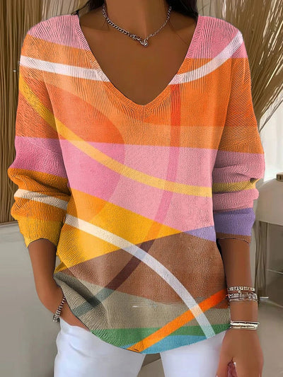 MADELEINE™| V-neck sweater