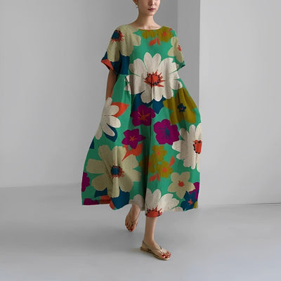 Adelia - Abito Floreale Bohemien