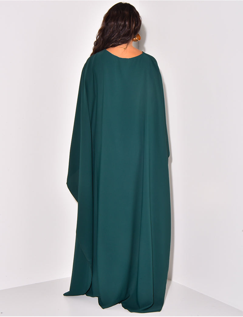 Salma™- Dress with Flowing Cape