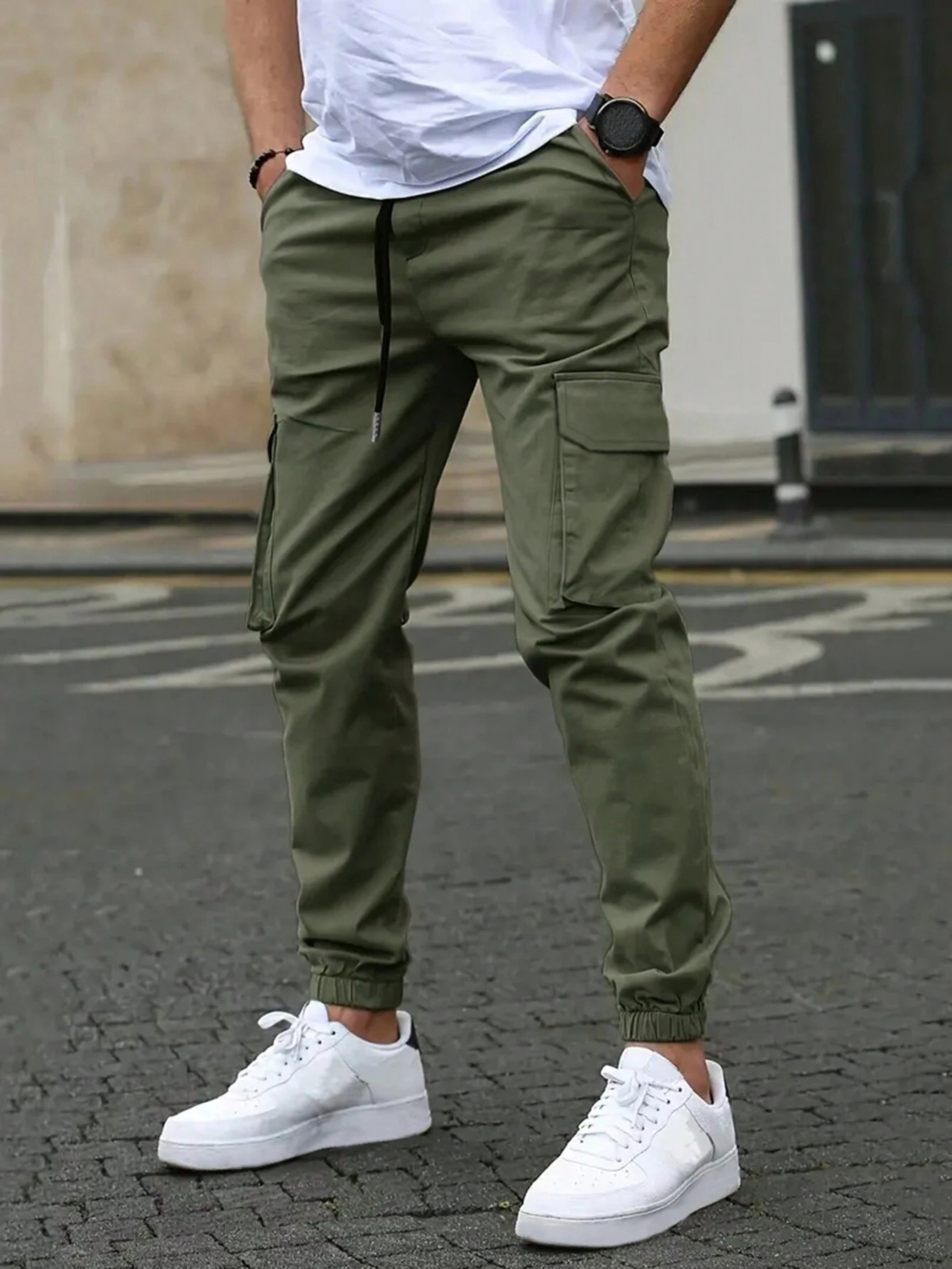 DAVIDE | PANTALONI CARGO JOGGER DA UOMO