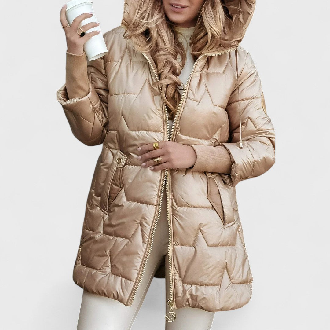 Nolwen - Elegant Winter Coat with Hood