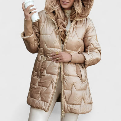 Nolwen - Elegant Winter Coat with Hood