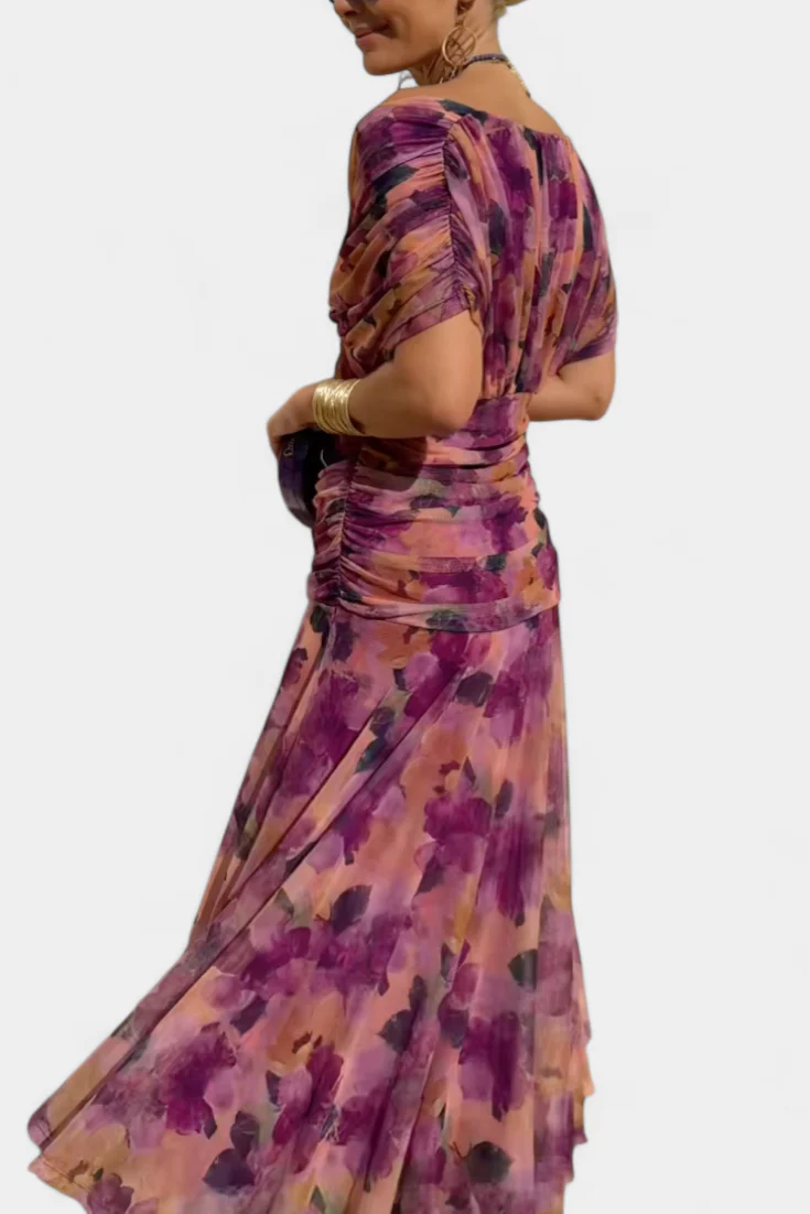 Almudena™ | Long Dress with V-Neck