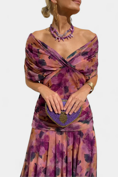 Almudena™ | Long Dress with V-Neck
