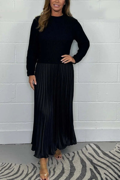 Elina™ - Jersey with Pleated Skirt in One