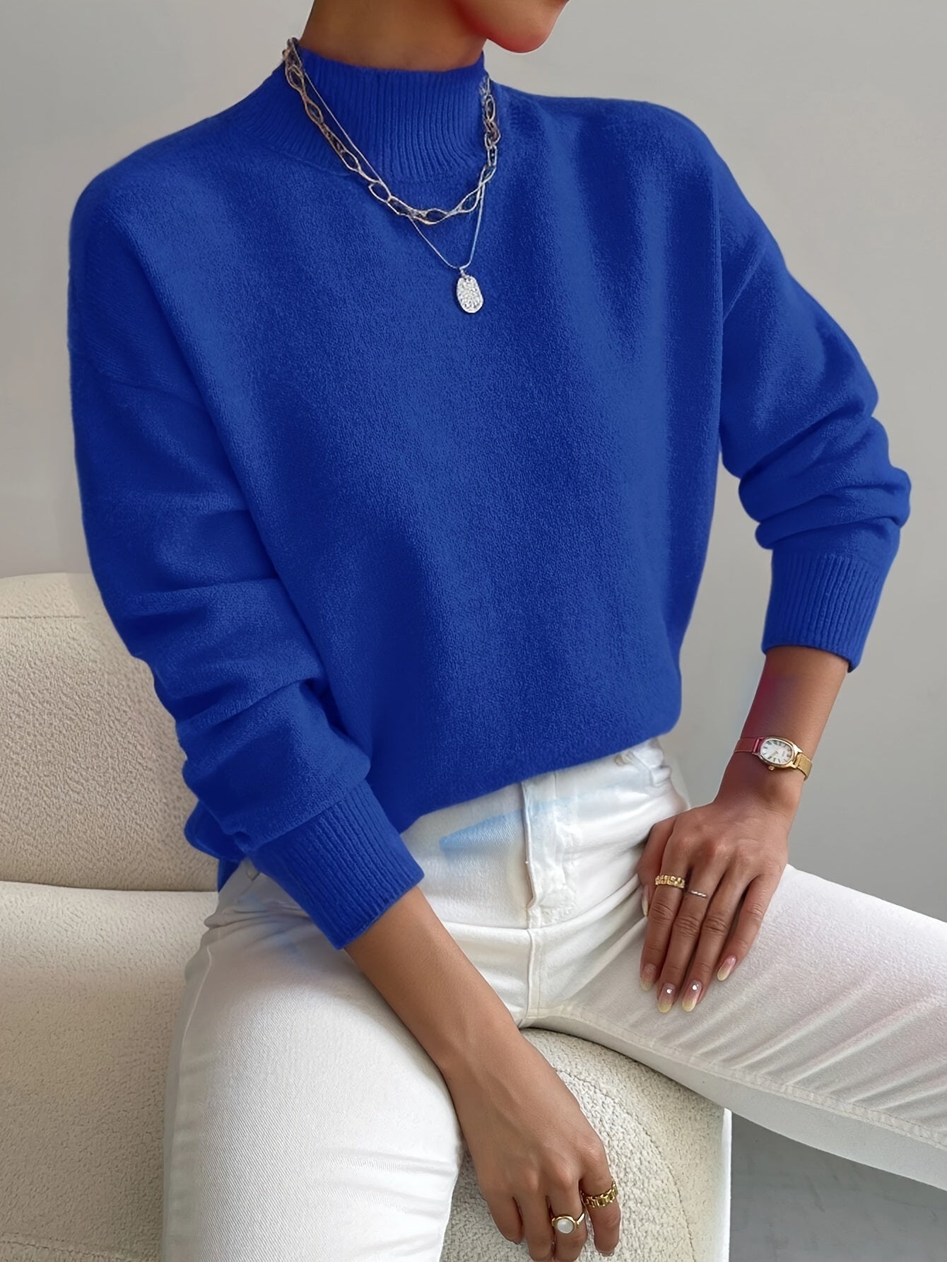 Claire™ – Soft Turtleneck Sweater