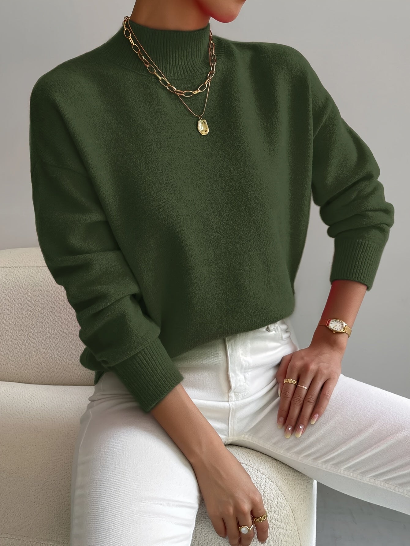 Claire™ – Soft Turtleneck Sweater
