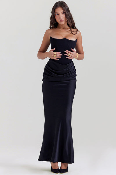 Patricia™ - Long Dress Satin Finish