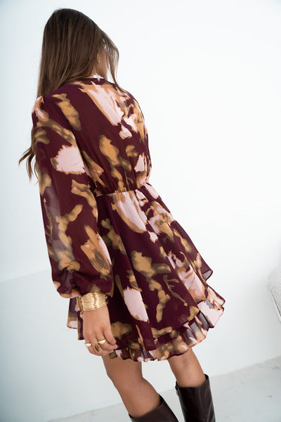 Chiara™ – Abito Corto con Collo a V