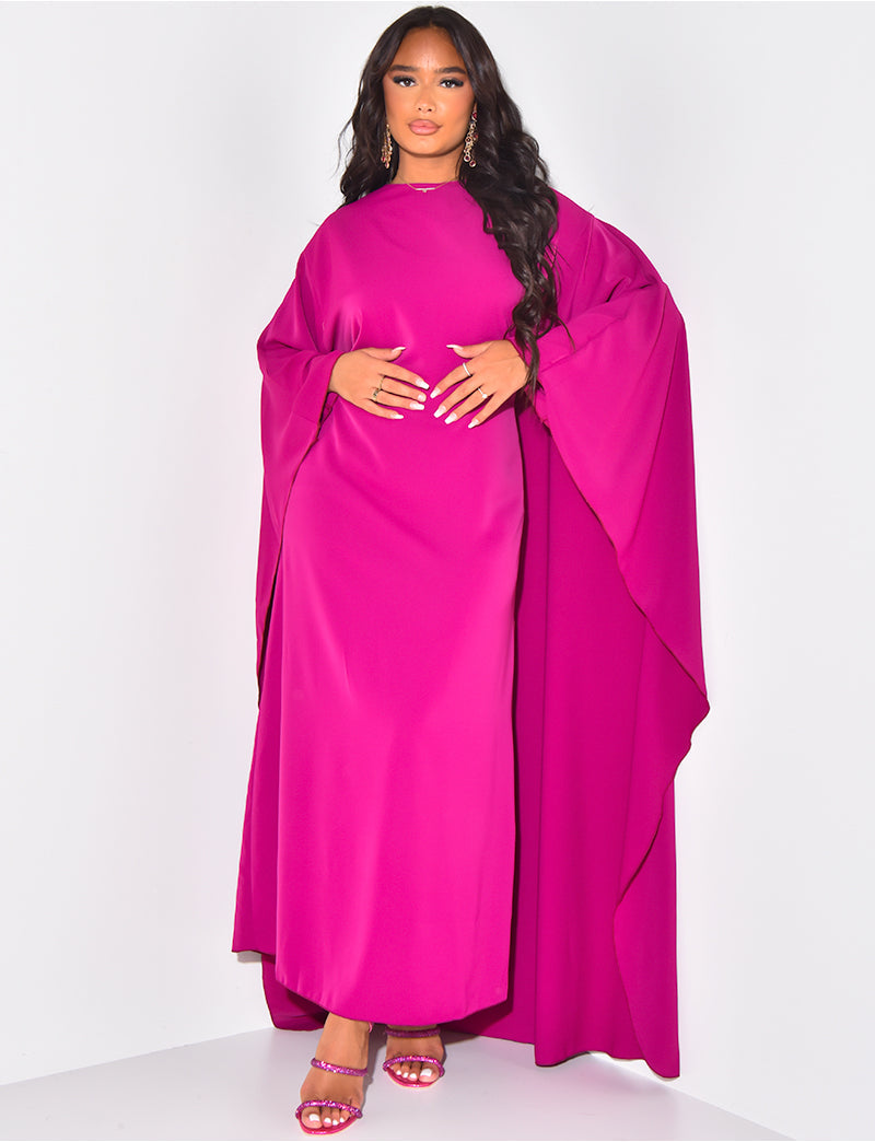Salma™- Dress with Flowing Cape