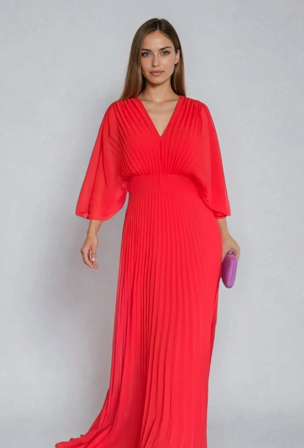 Olga™ - Classic Pleated Dress