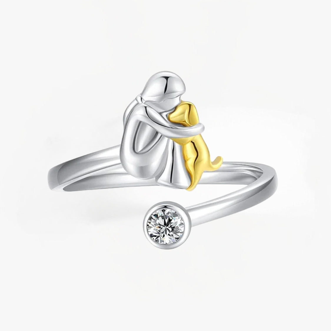 Rose™ - Ring with Dog Icon