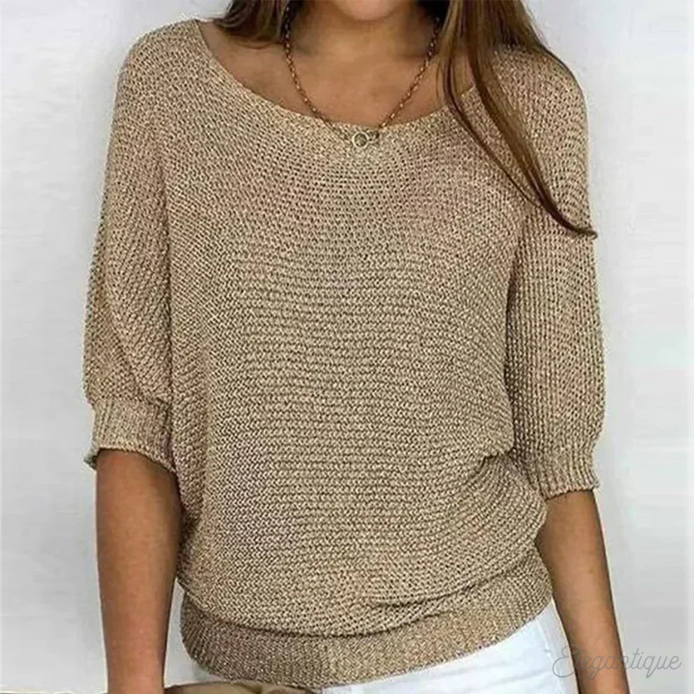Eunice™ – Relaxed Knit Top